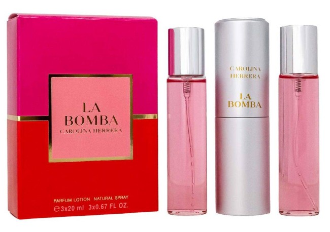 Набор Мини 3x20 мл - Carolina Herrera La Bomba