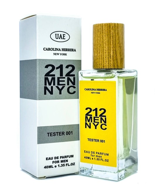 Тестер 40 мл UAE № 001 Carolina Herrera 212 Men