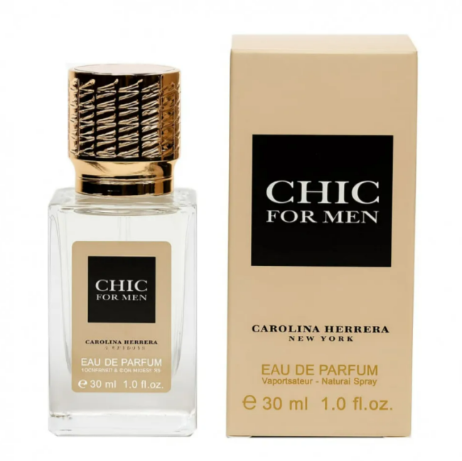 Мини-парфюм 30 мл ОАЭ Carolina Herrera Chic For Men Мини-парфюм 30 мл ОАЭ Carolina Herrera Chic For Men