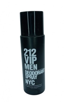 Парфюмированный дезодорант Carolina Herrera 212 VIP Men 200 ml (Для мужчин) Парфюмированный дезодорант Carolina Herrera 212 VIP Men 200 ml (Для мужчин)