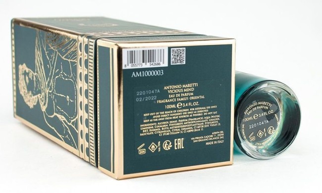 Antonio Maretti Vicious Mind 100 мл Antonio Maretti Vicious Mind 100 мл