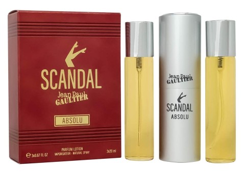 Набор Мини 3x20 мл - Jean Paul Gaultier Scandal Absolu