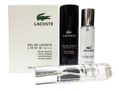 Lacoste "Eau De Lacoste L.12.12 Blanc" - Набор Мини 3x20 мл