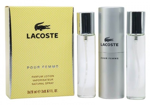 Набор Мини 3x20 мл - Lacoste Pour Femme