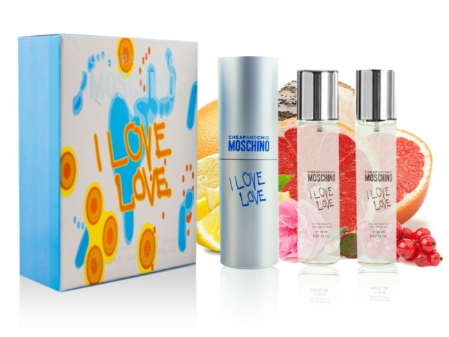 Moschino "Cheap & Chic I Love Love" - Набор Мини 3x20 мл