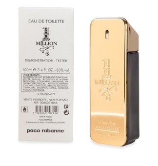 Тестер Paco Rabanne 1 Million For Men 100 мл Тестер Paco Rabanne 1 Million For Men 100 мл