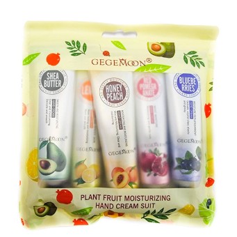 Набор кремов для рук Gegemoon Plant Fruit Moisturizing Hand Cream Suit 5 * 30 g