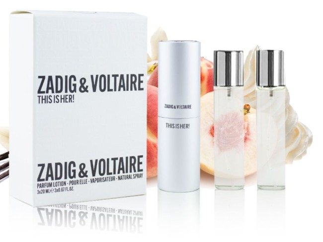 Zadig & Voltaire "This is Her" - Набор Мини 3x20 мл