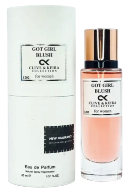 Clive & Keira 1202 Got Girl Blush (Carolina Herrera Good Girl Blush) 30 ml 