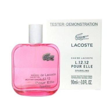 Тестер Lacoste L.12.12 Pour Elle Sparkling 90 мл Тестер Lacoste L.12.12 Pour Elle Sparkling 90 мл