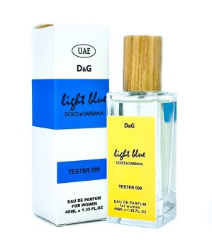 Тестер 40 мл UAE № 099 Dolce & Gabbana Light Blue Pour Femme Тестер 40 мл UAE № 099 Dolce & Gabbana Light Blue Pour Femme