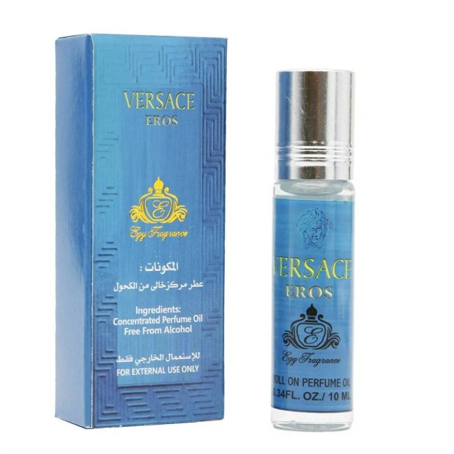 Масляные духи с феромонами Versace Eros Pour Homme 10 мл