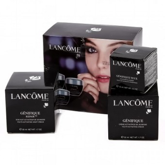 Антивозрастной набор кремов Lancome Genifique 3 в 1