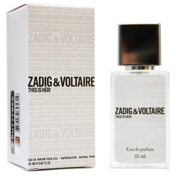 Мини-парфюм 25 ml ОАЭ Zadig & Voltaire This is Her