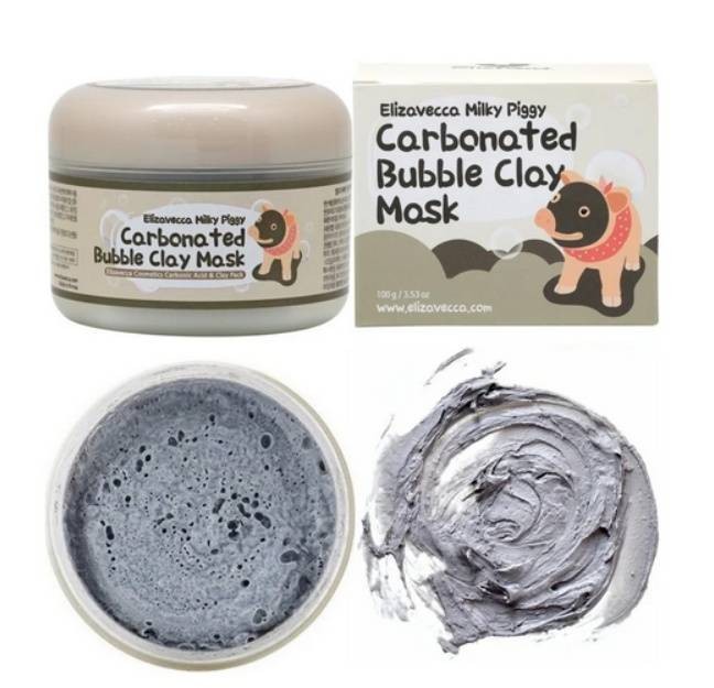 Очищающая глиняно-пузырьковая маска Elizavecca Carbonated Bubble Clay Mask 100 g
