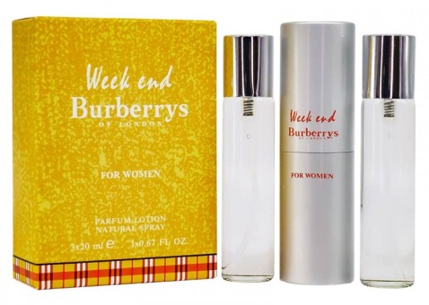 Набор Мини 3x20 мл - Burberry Weekend Набор Мини 3x20 мл - Burberry Weekend