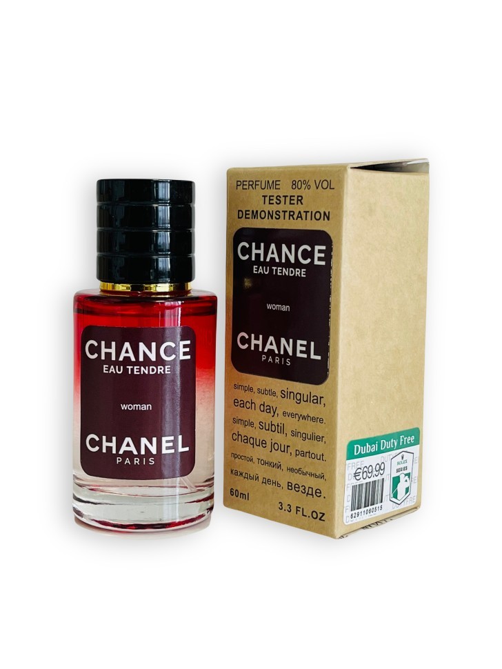Тестер DutyFree 60 мл Chanel Chance Eau Tendre купить в интернет ...