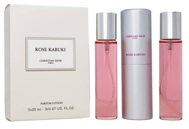 Набор Мини 3x20 мл - Christian Dior Rose Kabuki