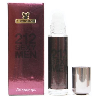 Масляные духи с феромонами Carolina Herrera 212 Sexy Men 10 мл