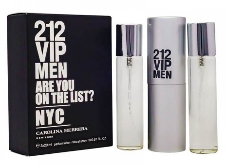 Набор Мини 3x20 мл - Carolina Herrera 212 VIP Men
