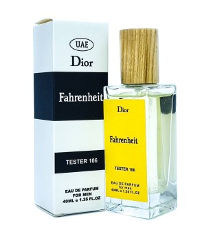 Тестер 40 мл UAE № 106 Christian Dior Fahrenheit Тестер 40 мл UAE № 106 Christian Dior Fahrenheit