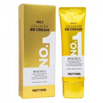 ВВ-крем для лица с коллагеном PrettySkin Collagen BB Cream NO.1  SPF 50+ PA++++ 50 ml