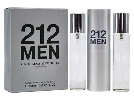 Набор Мини 3x20 мл - Carolina Herrera 212 Men Набор Мини 3x20 мл - Carolina Herrera 212 Men