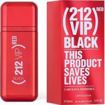 Парфюмерная вода Carolina Herrera 212 VIP Black Red 100 мл Парфюмерная вода Carolina Herrera 212 VIP Black Red 100 мл