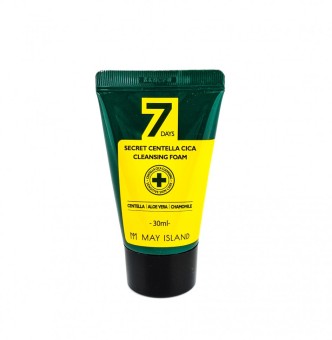 Пенка для умывания May Island 7 Days Secret Centella Cica Cleansing Foam 30 мл (Оригинал)