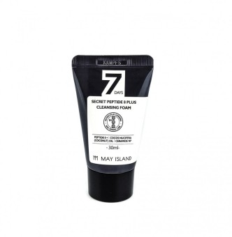 Пенка для умывания May Island 7 Days Secret Peptide 8 Plus Cleansing Foam 30 мл (Оригинал)