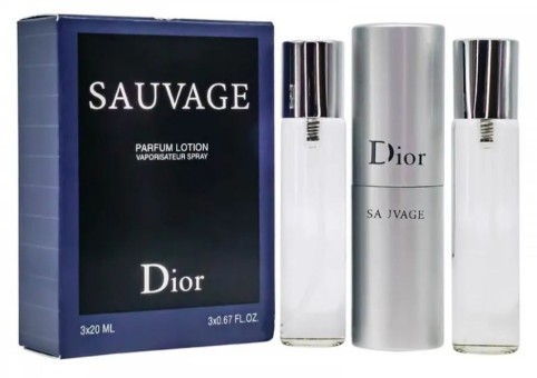 Набор Мини 3x20 мл - Christian Dior Sauvage