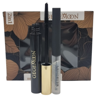 Набор 2 в 1 Gegemoon тушь + гель для фиксации бровей Набор 2 в 1 Gegemoon тушь + гель для фиксации бровей