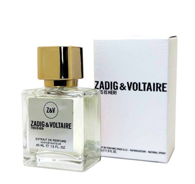 Мини-парфюм 45 мл (A+D) - Zadig & Voltaire This is Her Ликвидация