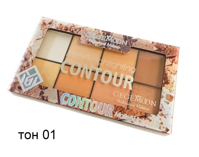 Палетка для контуринга лица Gegemoon Matte & Highlighting Contour