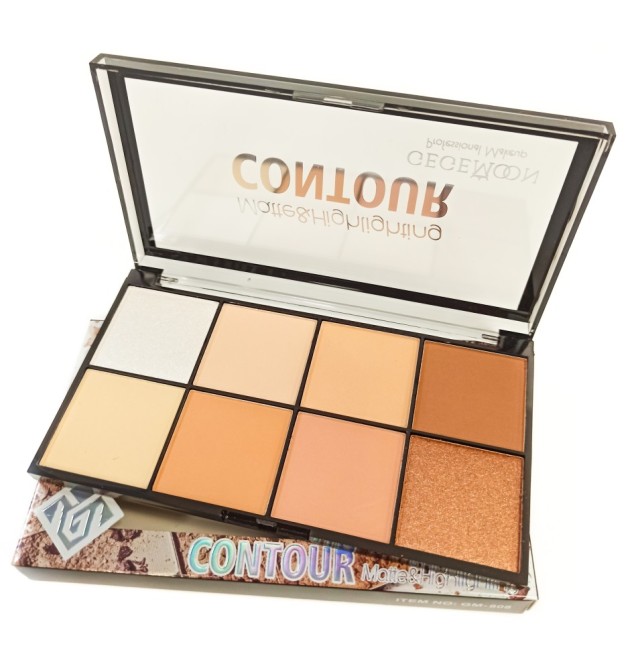 Палетка для контуринга лица Gegemoon Matte & Highlighting Contour